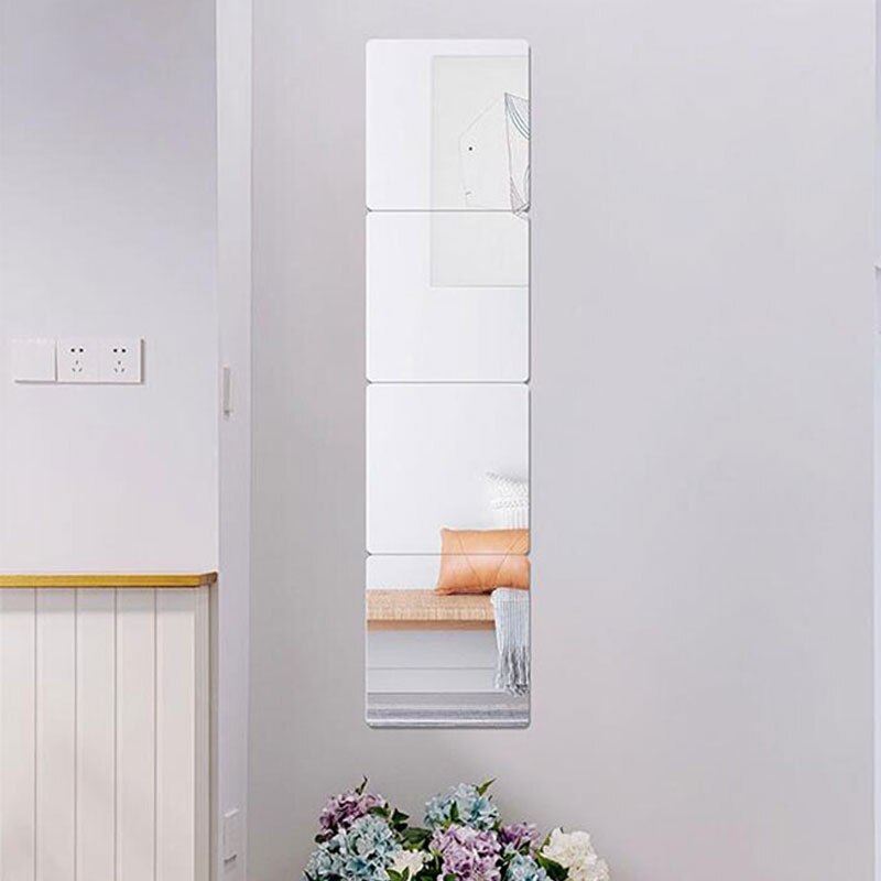 20x20cm-Flexible-Mirror-Sheets-Self-Adhesive-Non-Glass-Plastic-Tile-Mirror-Wall-Stickers-for-Living-2