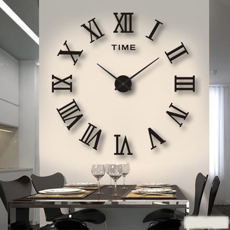 2D-3D-Large-Roman-Numeral-Acrylic-Mirror-Wall-Clock-Sticker-Fashion-DIY-Quartz-Clocks-Watch-Home