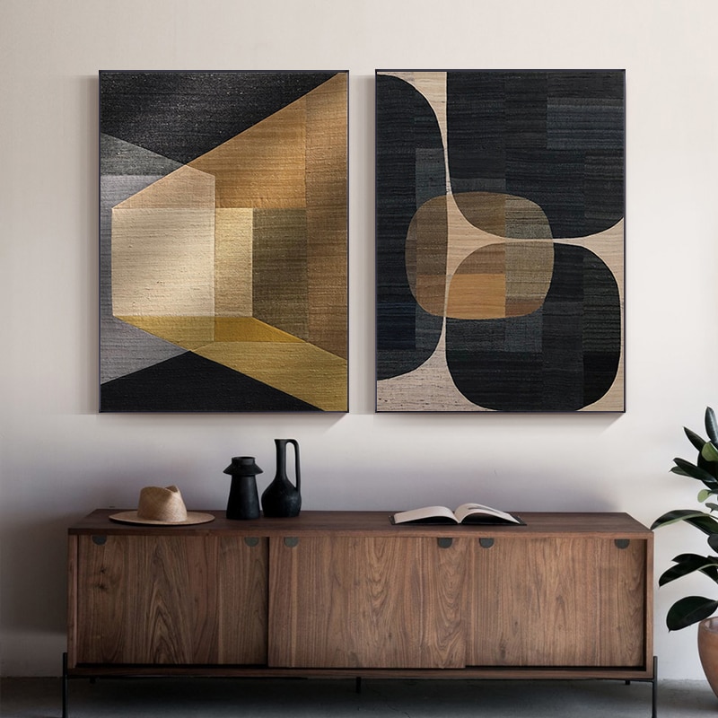 Abstract-Colors-Combination-Canvas-Print-Paintings-Brown-Geometric-Poster-Modern-Wall-Art-Pictures-for-Living-Room