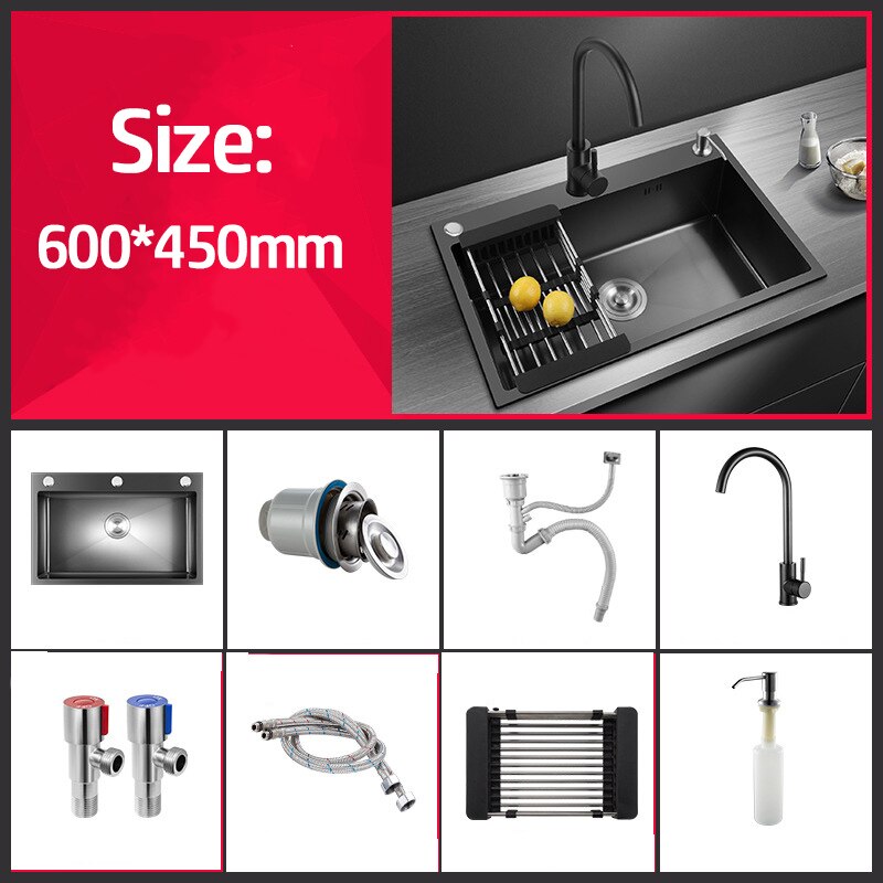 Black-Nano-Wash-Basin-Single-Sink-creative-Stainless-Steel-Kitchen-Sinks-Drain-Set-Home-Handmade-Wash-4