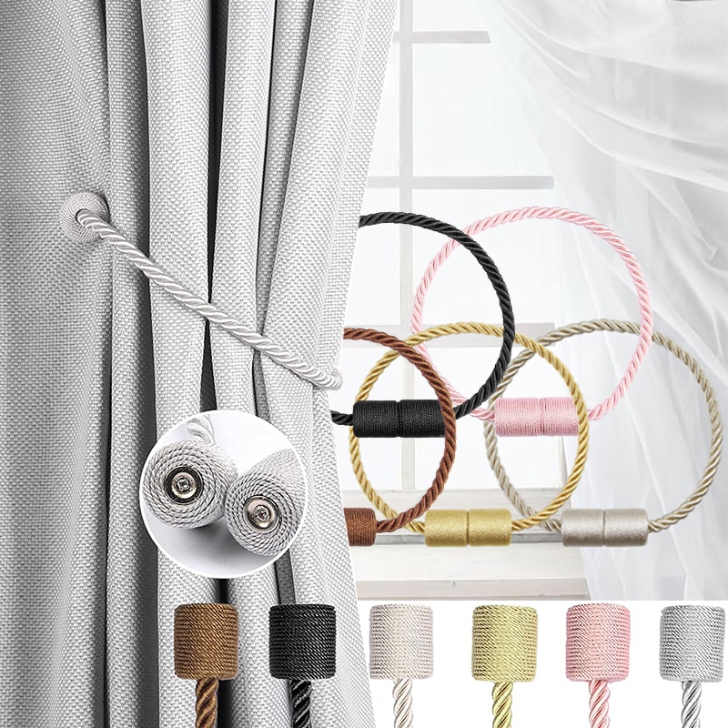 Fenghuangwu-1-PC-Curtain-Tiebacks-with-Strong-Magnetic-Decorative-Drapes-Weave-Holdbacks-Tie-Backs-Window-Drape
