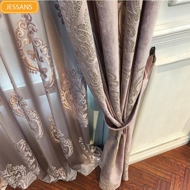 High-end-Velvet-Gilded-Curtains-for-Living-Dining-Room-Bedroom-Blackout-Curtains-High-End-European-style