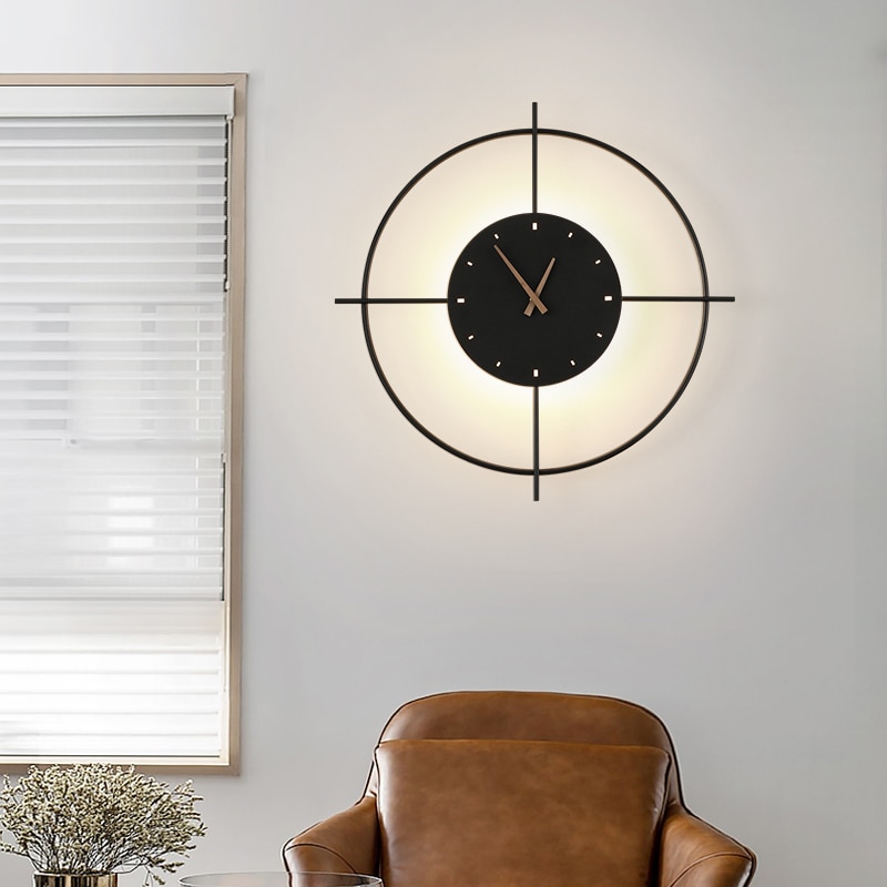 Hot-sale-Nordic-LED-Wall-Lamps-Art-Clock-Design-Wall-Sconce-Creative-Aisle-Bedroom-Living-Room-2