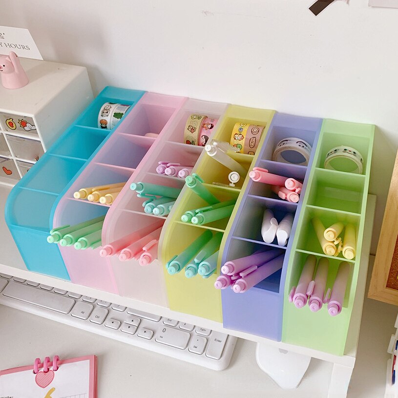 Kawaii-Pen-Holder-4-Girds-Desktop-Organizer-Big-Size-Desk-Cosmetics-Pencil-Storage-Box-Office-School-1