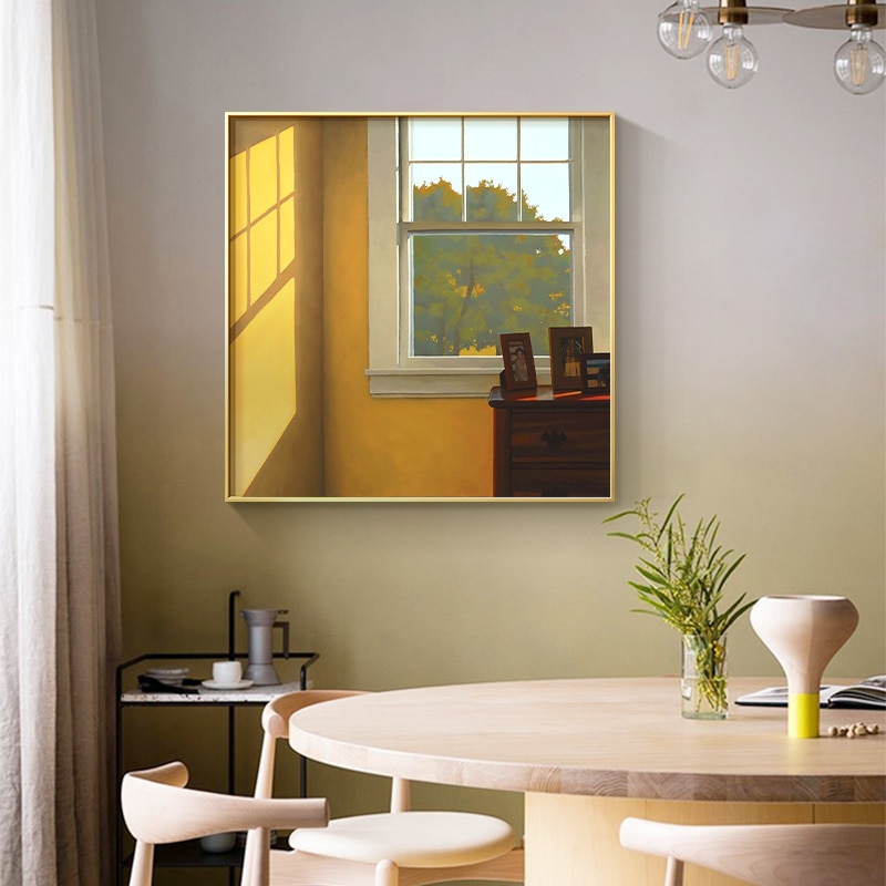 Nordic-Decoration-Window-Sunshine-Canvas-Painting-Wall-Art-Poster-and-Print-Decorative-Pictures-for-Living-room-1
