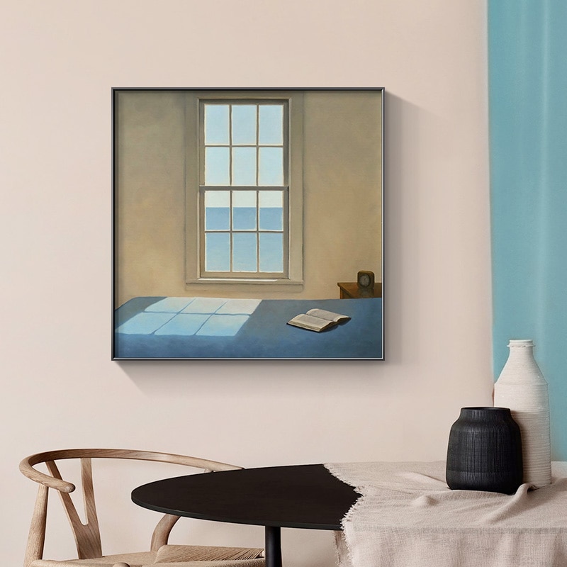 Nordic-Decoration-Window-Sunshine-Canvas-Painting-Wall-Art-Poster-and-Print-Decorative-Pictures-for-Living-room-2