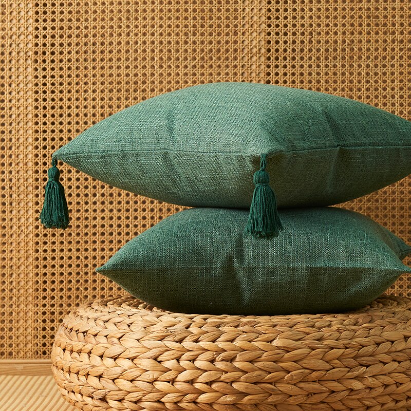 Simple-Solid-Color-Japanese-Cotton-Linen-Household-Sofa-Cushion-Cover-Tassel-Pillow-Cover-Throw-Pillow-Cover-2