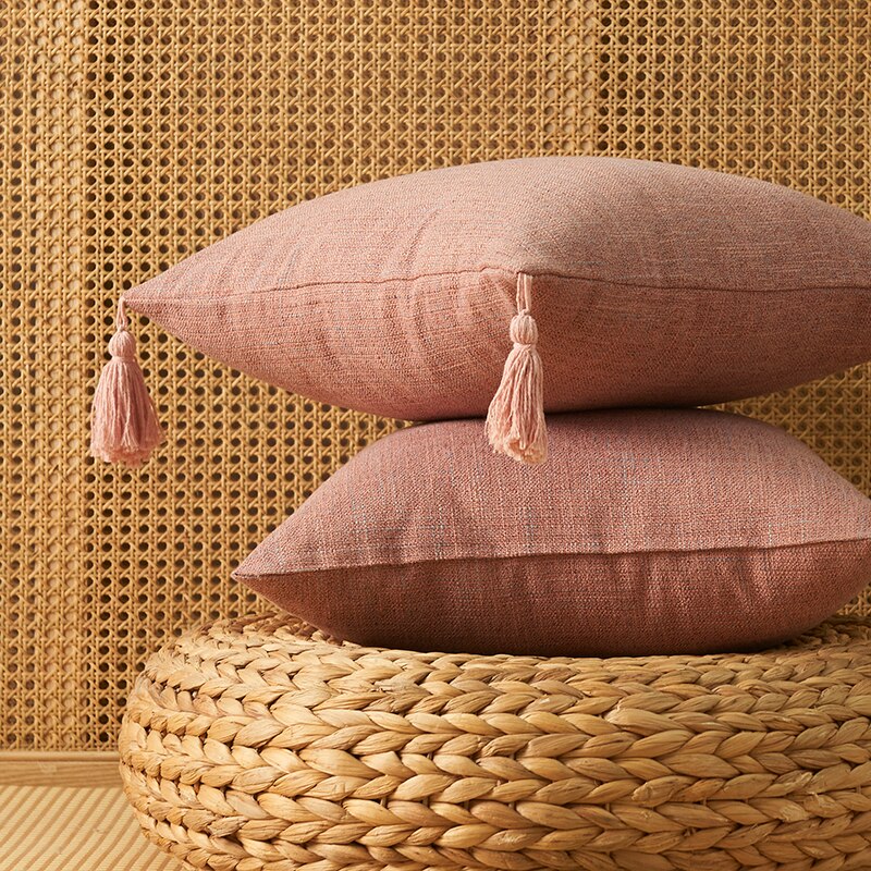 Simple-Solid-Color-Japanese-Cotton-Linen-Household-Sofa-Cushion-Cover-Tassel-Pillow-Cover-Throw-Pillow-Cover-3
